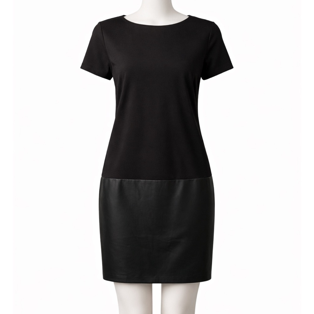 Lauren Ralph Lauren Black Short Sleeve Mini Dress